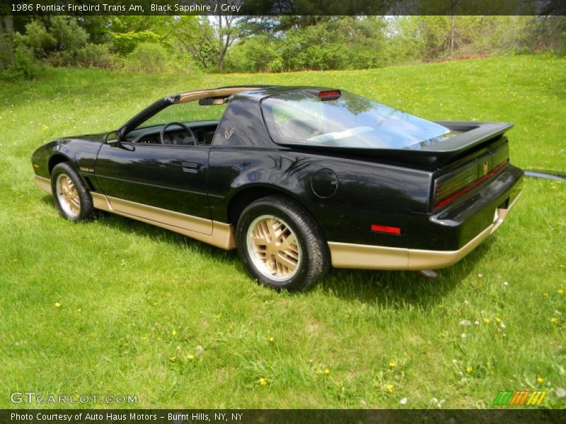  1986 Firebird Trans Am Black Sapphire