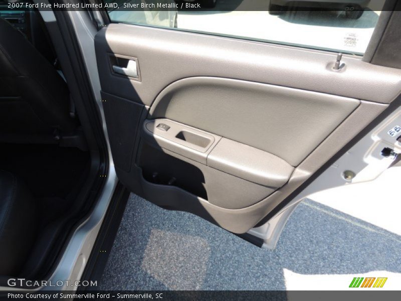 Silver Birch Metallic / Black 2007 Ford Five Hundred Limited AWD