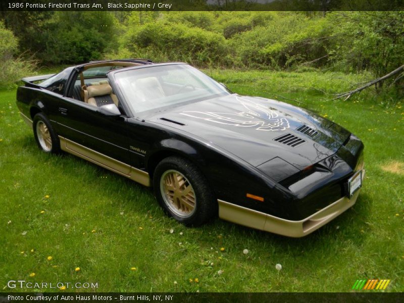  1986 Firebird Trans Am Black Sapphire