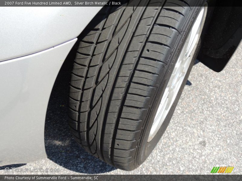 Silver Birch Metallic / Black 2007 Ford Five Hundred Limited AWD