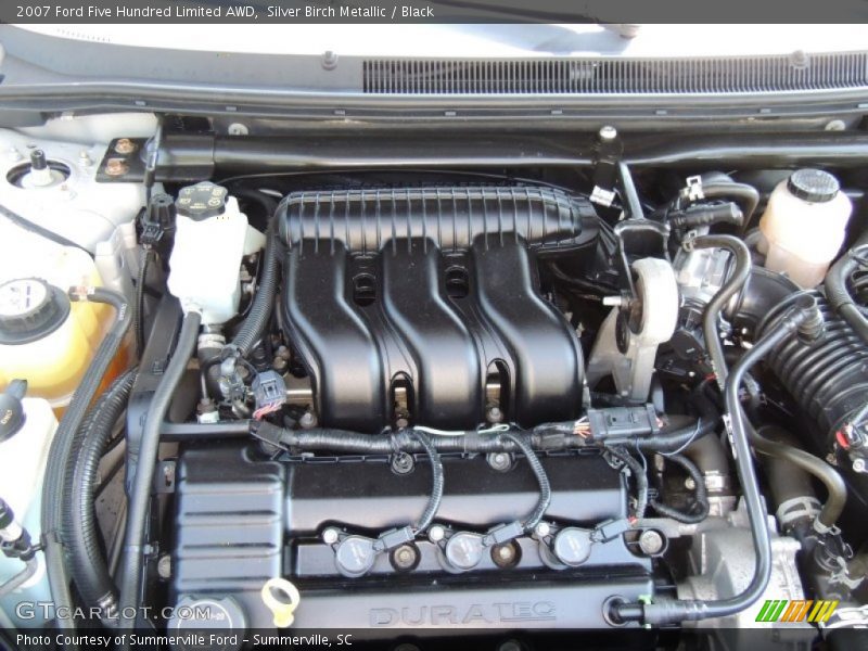 Silver Birch Metallic / Black 2007 Ford Five Hundred Limited AWD