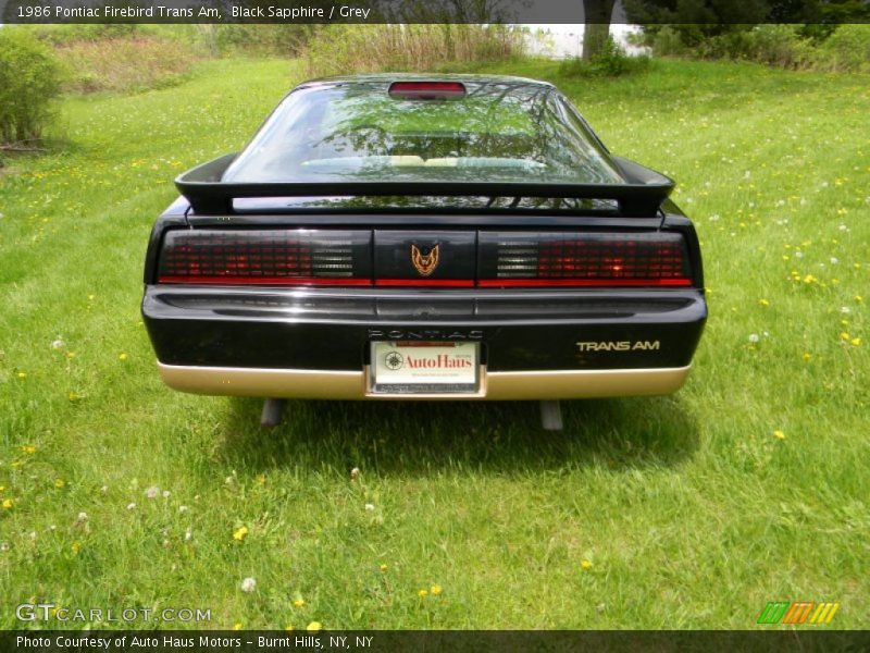  1986 Firebird Trans Am Black Sapphire