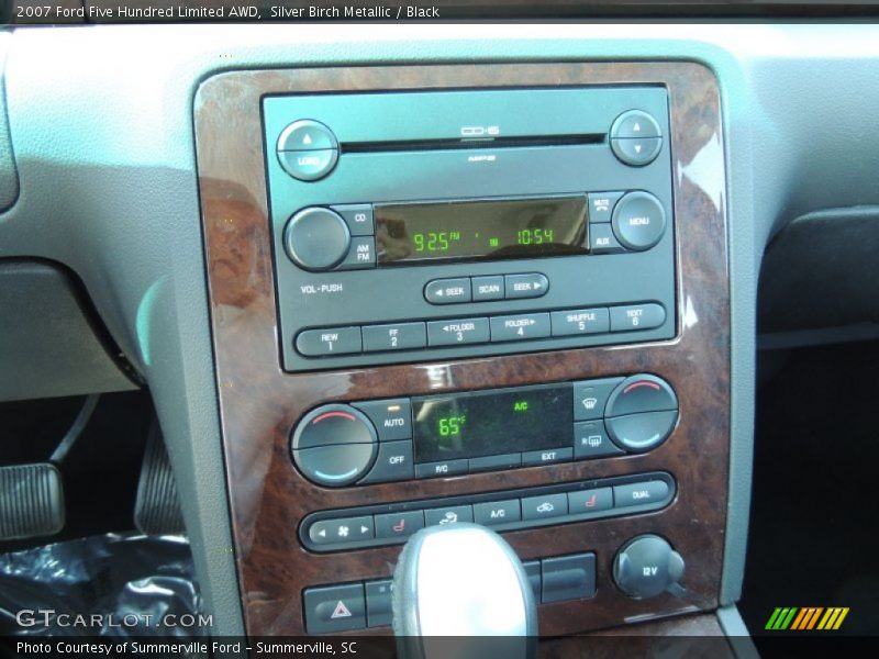 Silver Birch Metallic / Black 2007 Ford Five Hundred Limited AWD