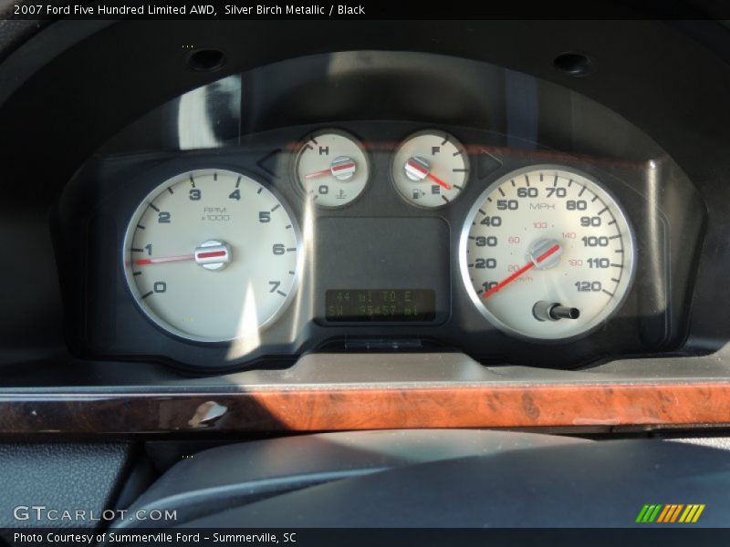 Silver Birch Metallic / Black 2007 Ford Five Hundred Limited AWD