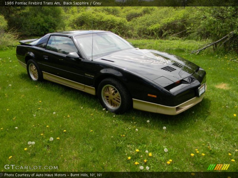  1986 Firebird Trans Am Black Sapphire