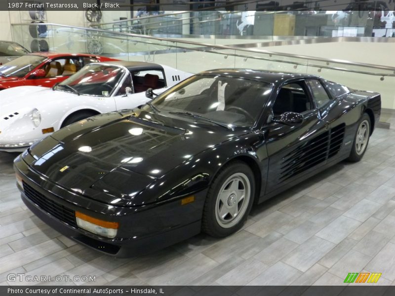 Black / Black 1987 Ferrari Testarossa