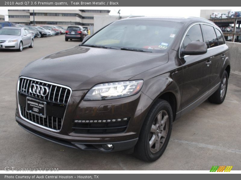 Teak Brown Metallic / Black 2010 Audi Q7 3.6 Premium quattro
