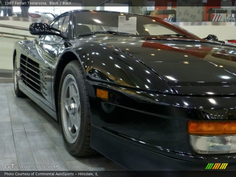 Black / Black 1987 Ferrari Testarossa