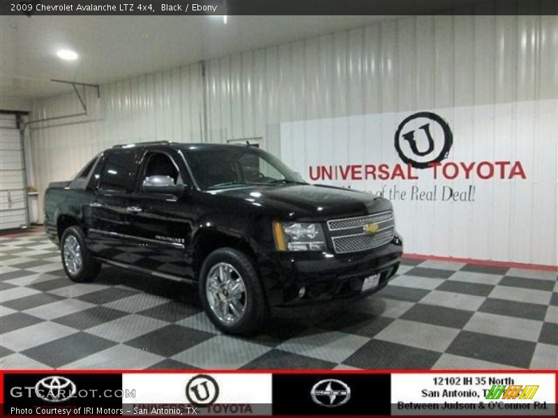 Black / Ebony 2009 Chevrolet Avalanche LTZ 4x4