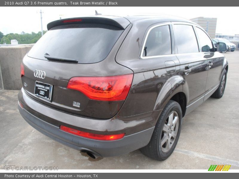 Teak Brown Metallic / Black 2010 Audi Q7 3.6 Premium quattro
