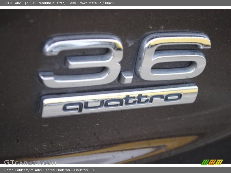 Teak Brown Metallic / Black 2010 Audi Q7 3.6 Premium quattro