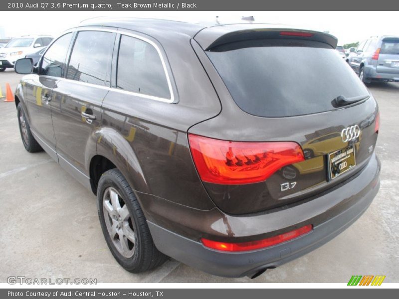 Teak Brown Metallic / Black 2010 Audi Q7 3.6 Premium quattro