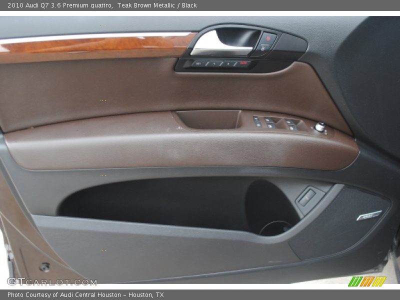 Teak Brown Metallic / Black 2010 Audi Q7 3.6 Premium quattro