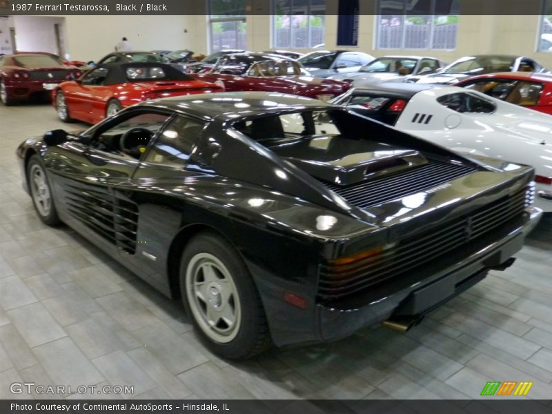 Black / Black 1987 Ferrari Testarossa