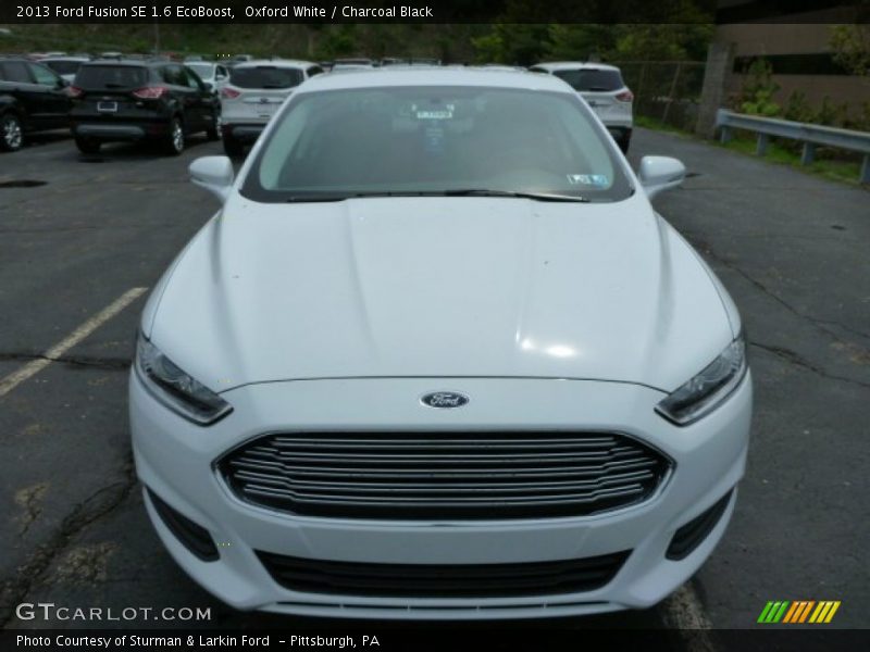 Oxford White / Charcoal Black 2013 Ford Fusion SE 1.6 EcoBoost