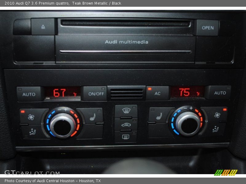 Controls of 2010 Q7 3.6 Premium quattro
