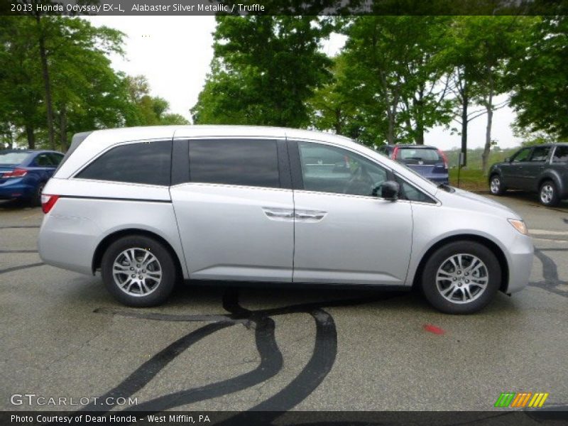 Alabaster Silver Metallic / Truffle 2013 Honda Odyssey EX-L