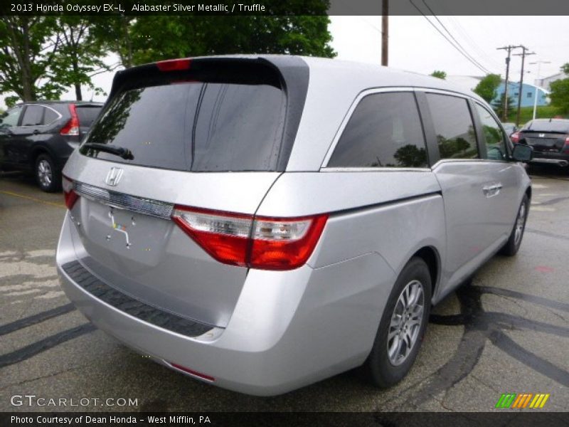 Alabaster Silver Metallic / Truffle 2013 Honda Odyssey EX-L