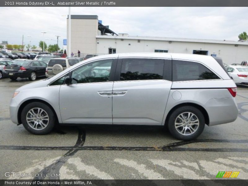 Alabaster Silver Metallic / Truffle 2013 Honda Odyssey EX-L