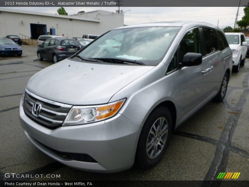 Alabaster Silver Metallic / Truffle 2013 Honda Odyssey EX-L