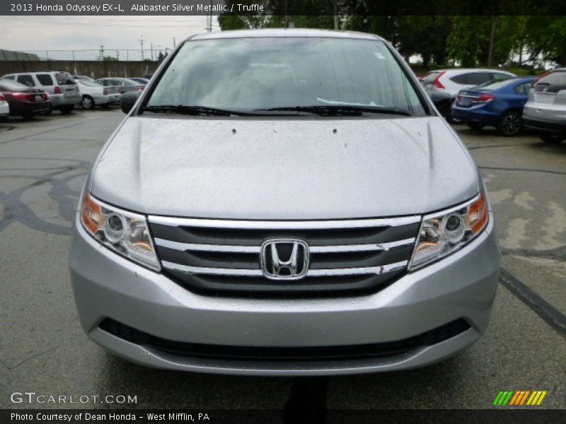 Alabaster Silver Metallic / Truffle 2013 Honda Odyssey EX-L