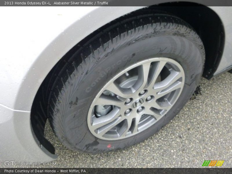 Alabaster Silver Metallic / Truffle 2013 Honda Odyssey EX-L
