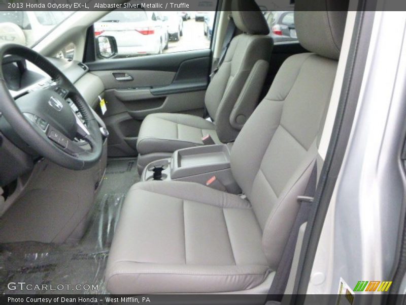 Alabaster Silver Metallic / Truffle 2013 Honda Odyssey EX-L