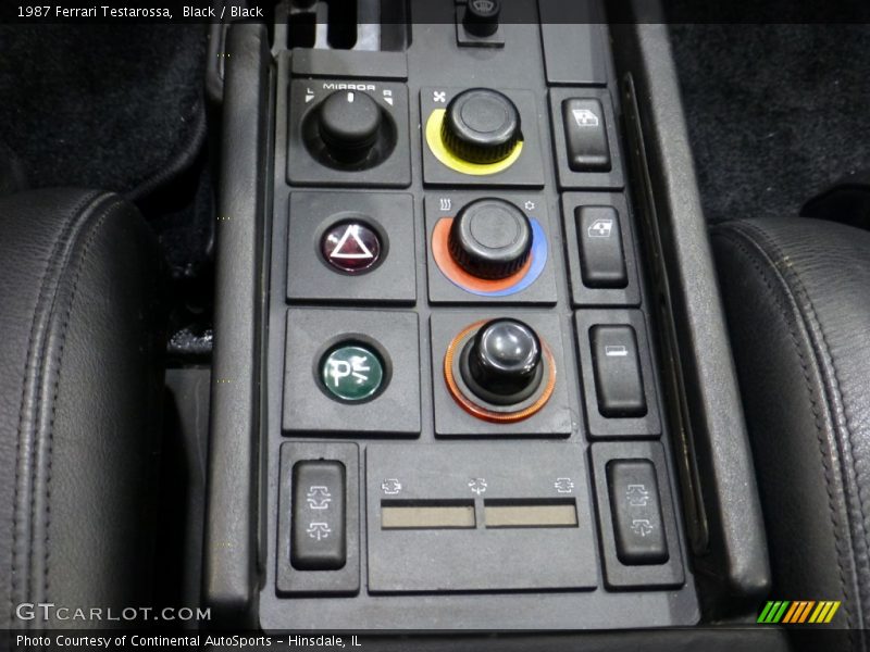 Controls of 1987 Testarossa 