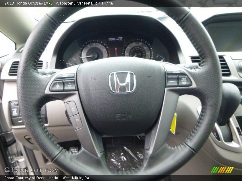 Alabaster Silver Metallic / Truffle 2013 Honda Odyssey EX-L