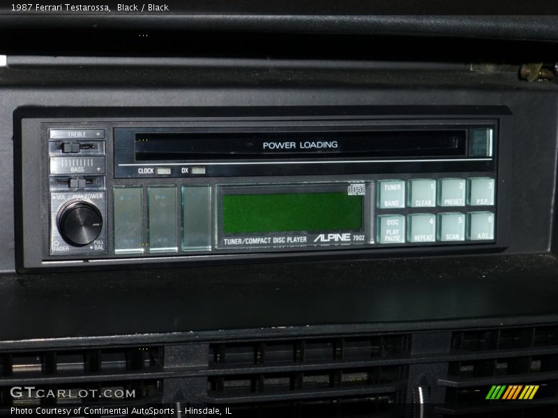 Audio System of 1987 Testarossa 