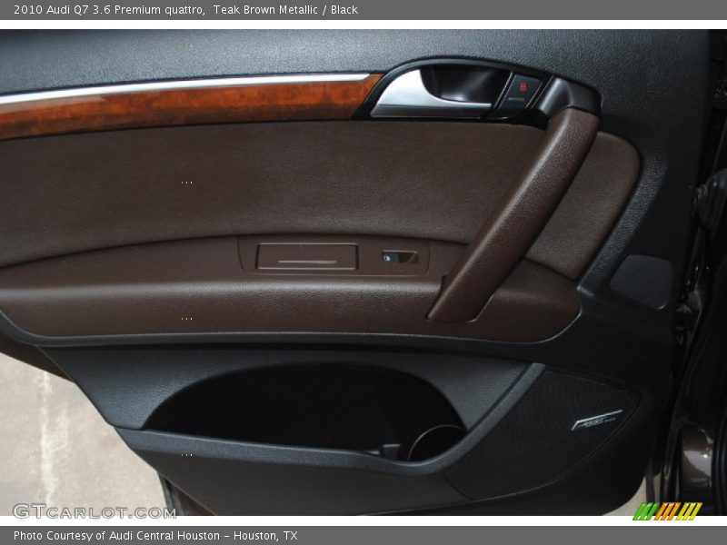 Teak Brown Metallic / Black 2010 Audi Q7 3.6 Premium quattro