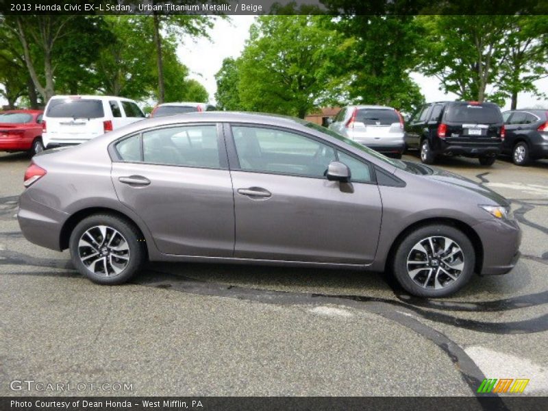  2013 Civic EX-L Sedan Urban Titanium Metallic