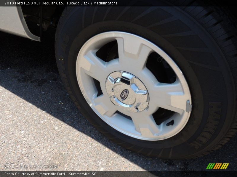 Tuxedo Black / Medium Stone 2010 Ford F150 XLT Regular Cab