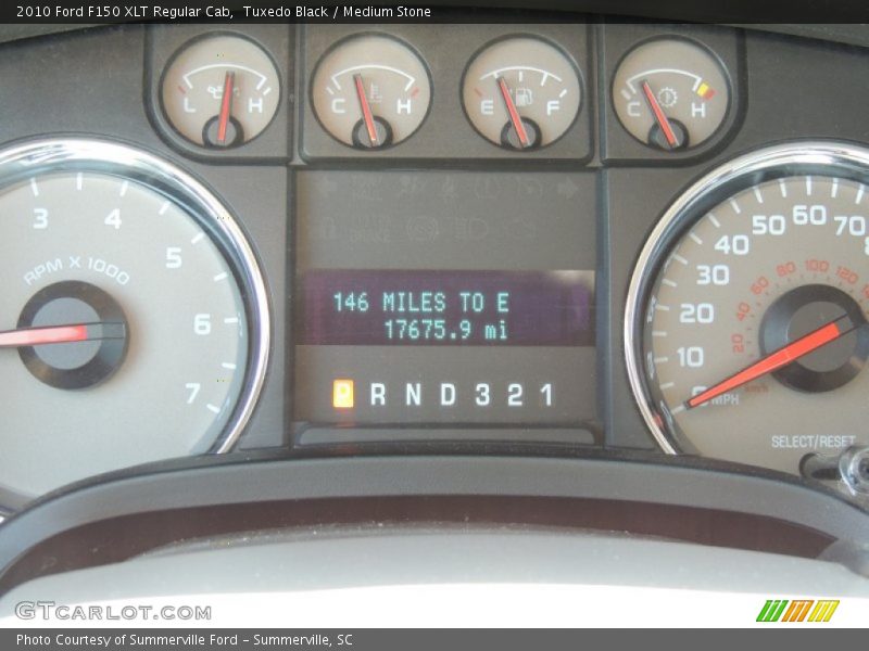  2010 F150 XLT Regular Cab XLT Regular Cab Gauges