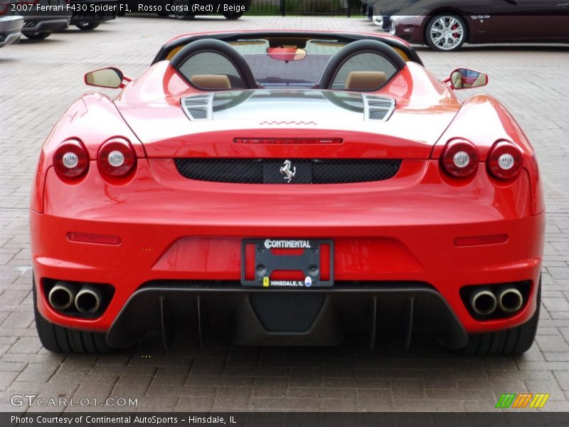 Rosso Corsa (Red) / Beige 2007 Ferrari F430 Spider F1