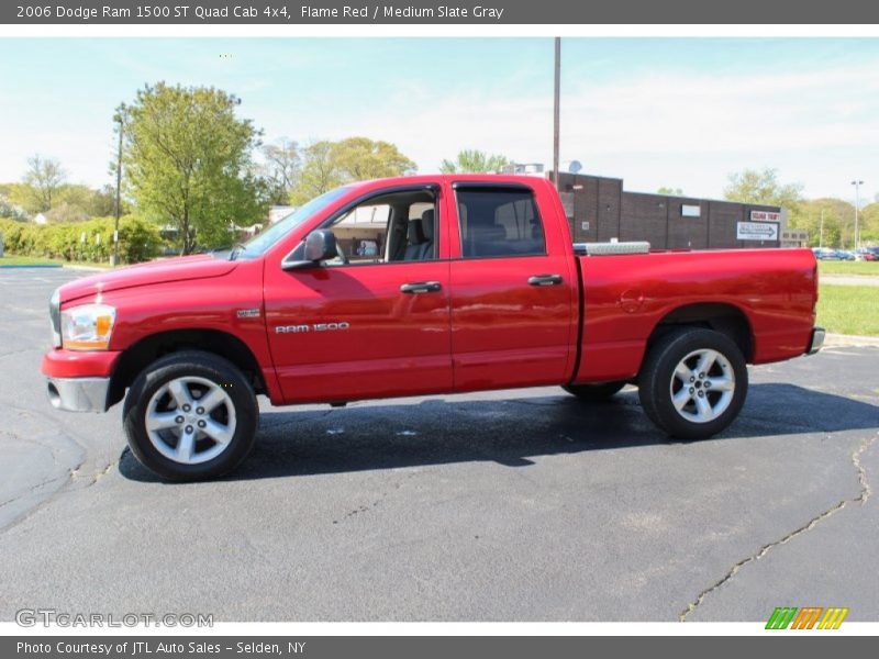 Flame Red / Medium Slate Gray 2006 Dodge Ram 1500 ST Quad Cab 4x4