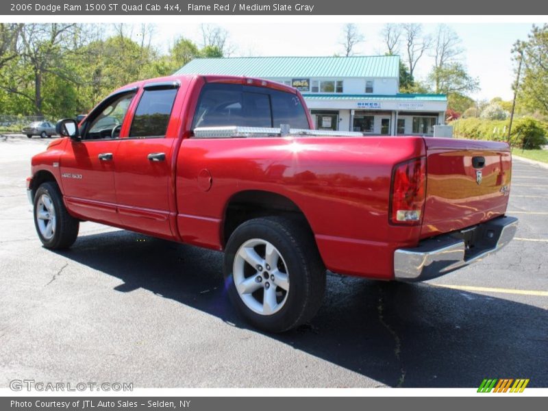 Flame Red / Medium Slate Gray 2006 Dodge Ram 1500 ST Quad Cab 4x4