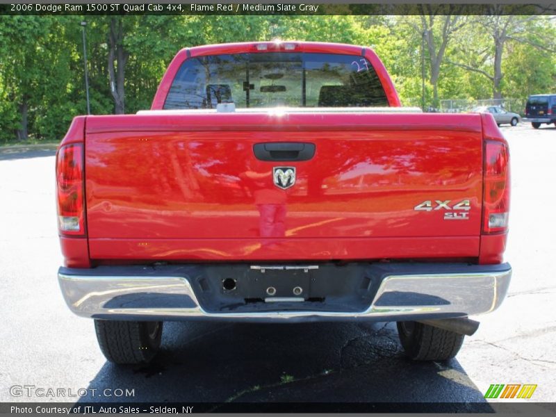 Flame Red / Medium Slate Gray 2006 Dodge Ram 1500 ST Quad Cab 4x4