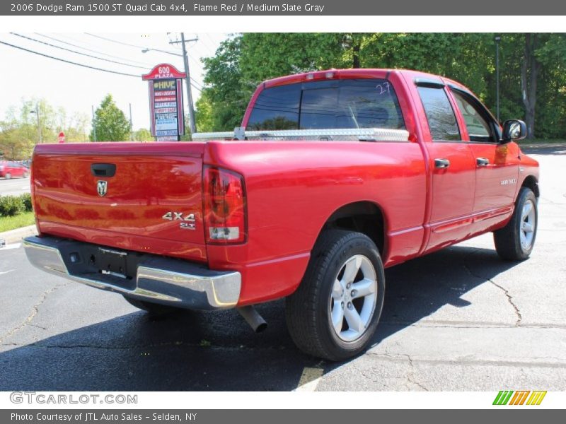 Flame Red / Medium Slate Gray 2006 Dodge Ram 1500 ST Quad Cab 4x4