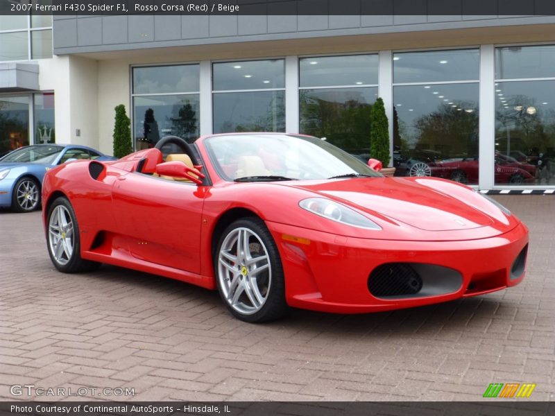 Front 3/4 View of 2007 F430 Spider F1