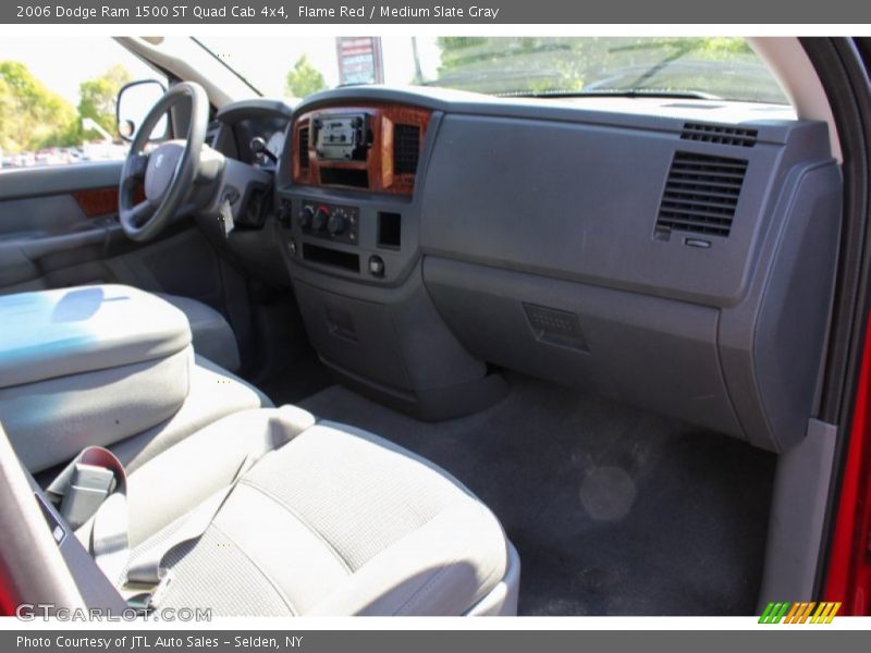 Flame Red / Medium Slate Gray 2006 Dodge Ram 1500 ST Quad Cab 4x4