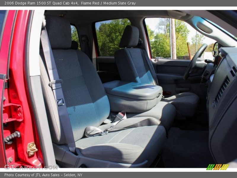 Flame Red / Medium Slate Gray 2006 Dodge Ram 1500 ST Quad Cab 4x4