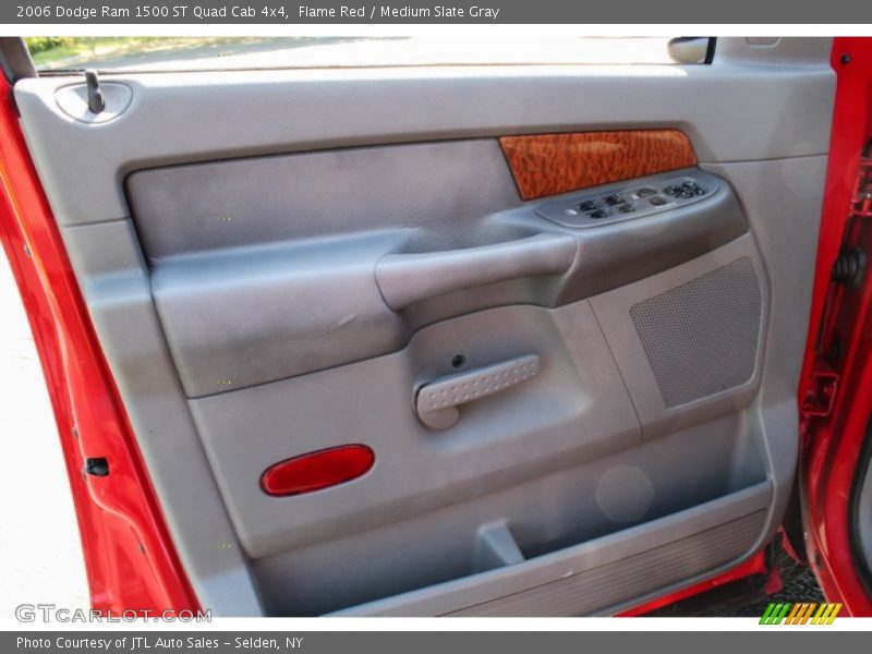 Flame Red / Medium Slate Gray 2006 Dodge Ram 1500 ST Quad Cab 4x4