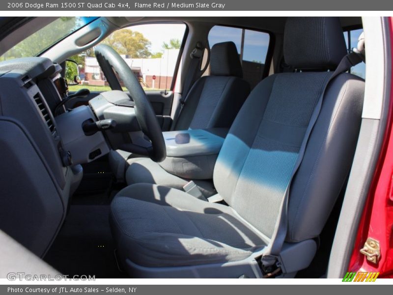 Flame Red / Medium Slate Gray 2006 Dodge Ram 1500 ST Quad Cab 4x4