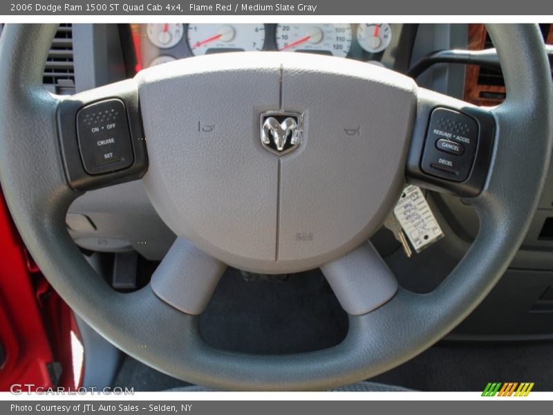 Flame Red / Medium Slate Gray 2006 Dodge Ram 1500 ST Quad Cab 4x4