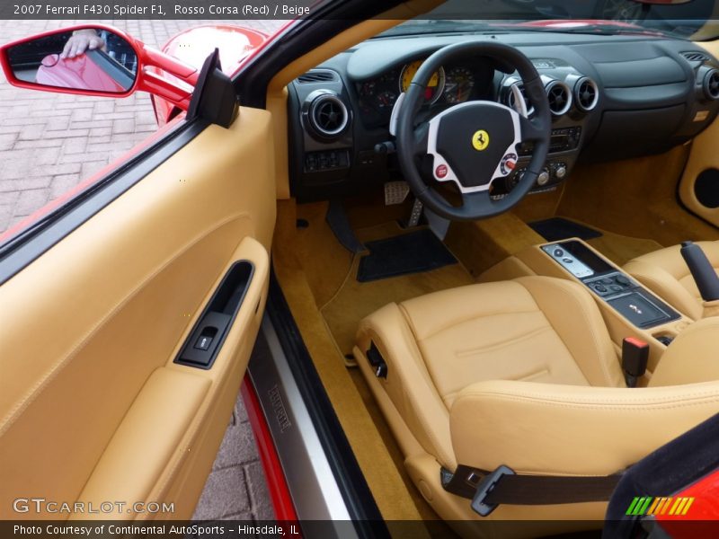  2007 F430 Spider F1 Beige Interior