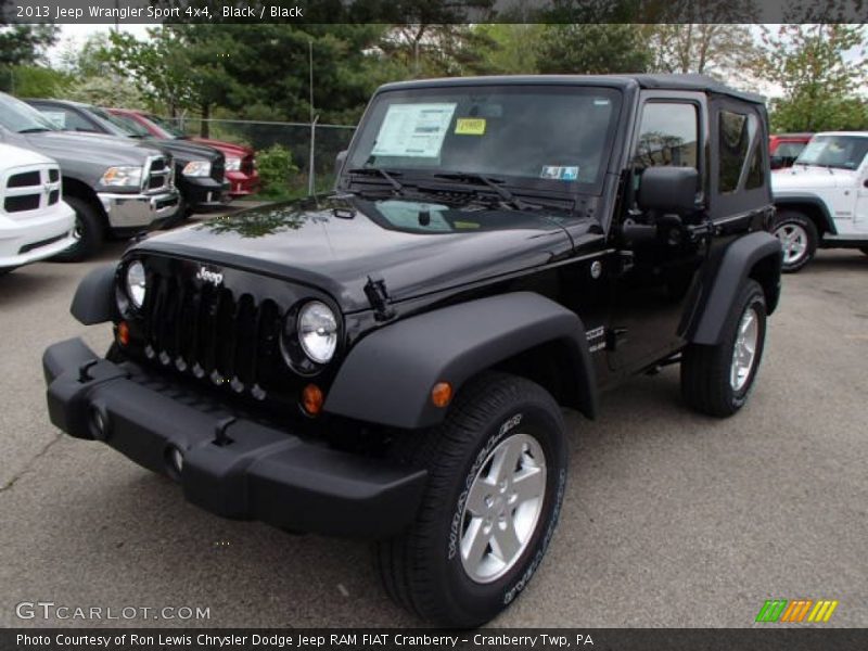 Black / Black 2013 Jeep Wrangler Sport 4x4