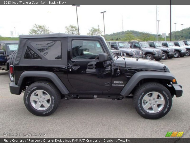 Black / Black 2013 Jeep Wrangler Sport 4x4