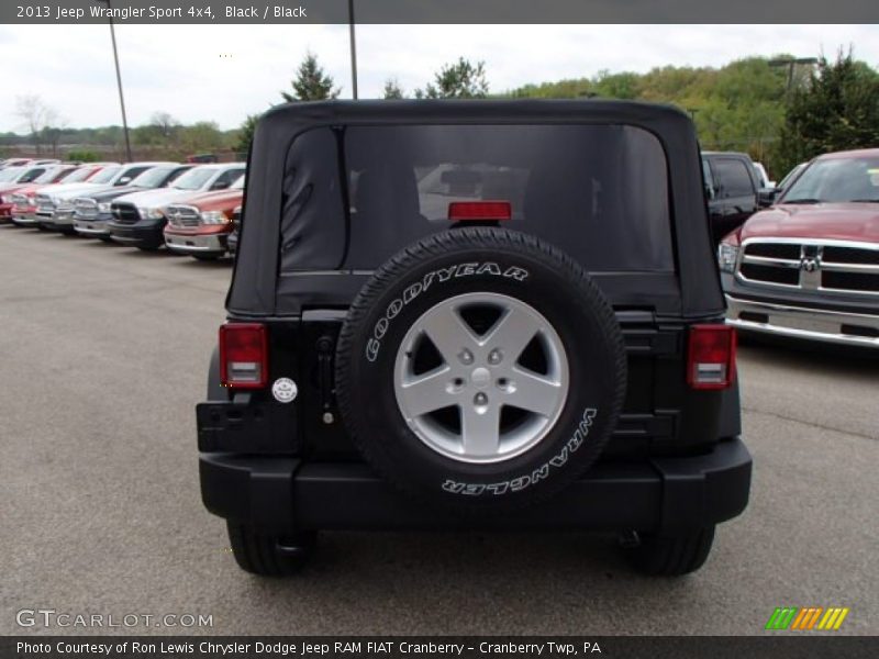 Black / Black 2013 Jeep Wrangler Sport 4x4