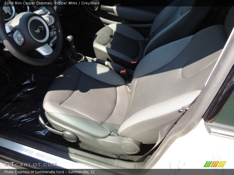Pepper White / Grey/Black 2008 Mini Cooper Clubman